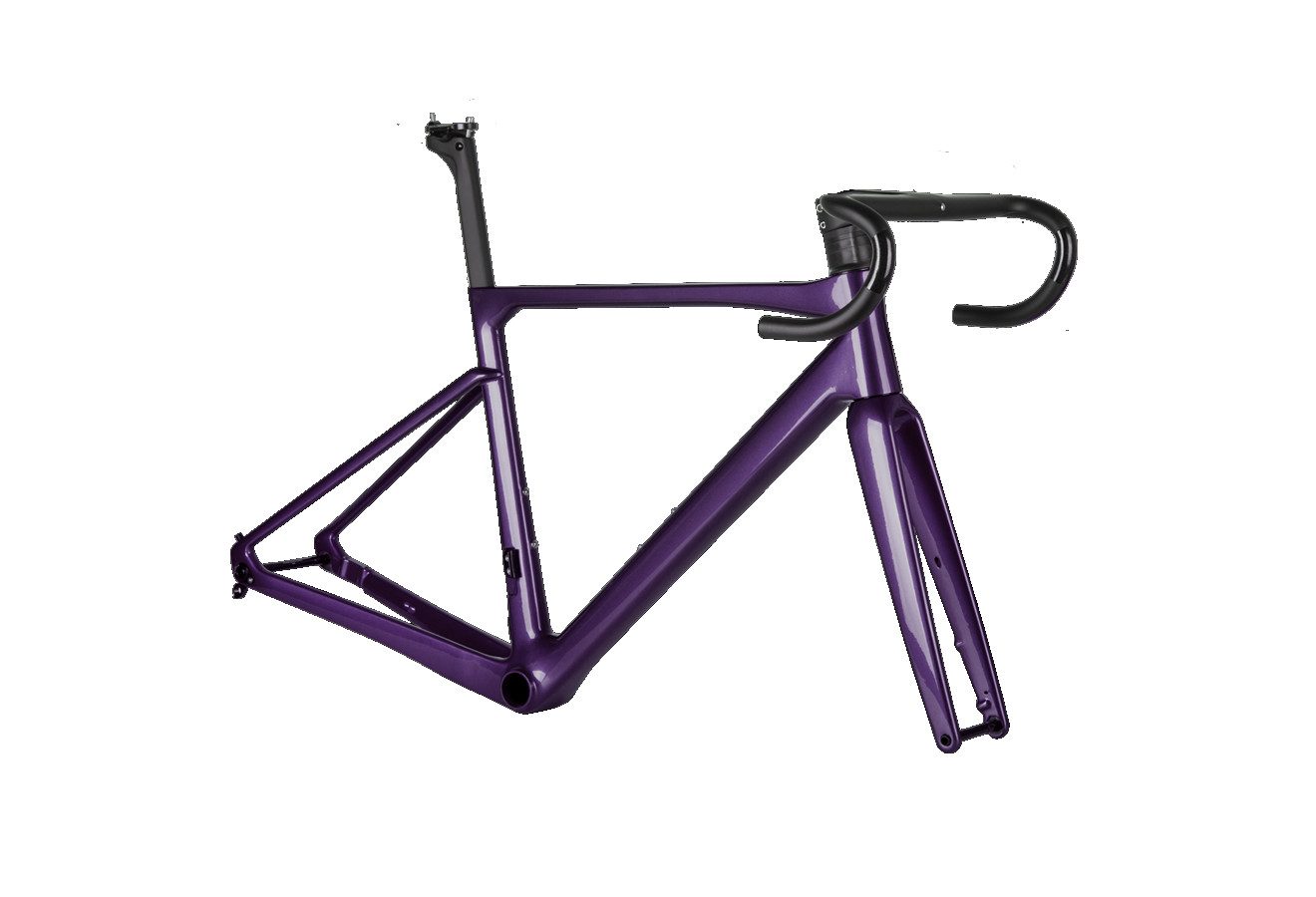 RAMLON TIGRIS Rahmen in Aubergine-Metallic