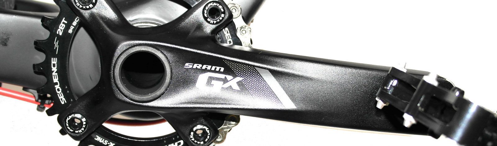 Gekürzte SRAM GX Kurbel mit 150 mm